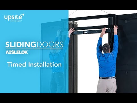Upsite Technologies' Sliding Doors - 3 Minute Installation