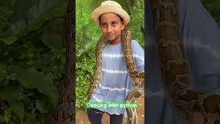 #snake #pythonlovers #young zoologist#wildlife # Srilanka