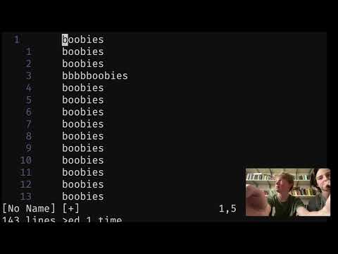 Teaching Vim to my non cs friend lol