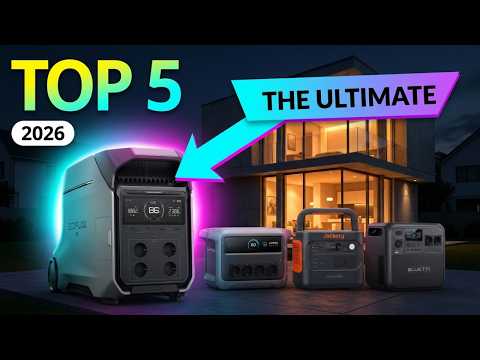 Top 5 Best Solar Powered Generators for Homes in 2026: Don’t Buy Without Watching!