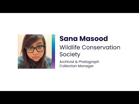 Sana Masood - Wildlife Conservation Society
