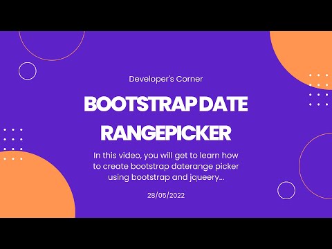 How to Pick Dates in jQuery with Bootstrap Date range Picker #coding #jquery #programming
