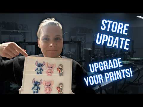 How to Put Magnets Inside 3D Prints + Small Business Store Check In