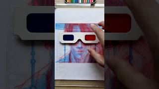 Human Jinu vs Demon Jinu😈🔥 #art #drawing #3dglasses #kpopdemonhunters
