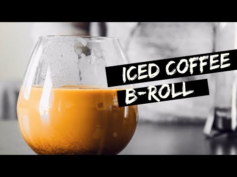 Iced Coffee B-roll