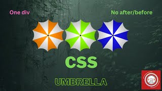 🌂🎨 Master the Art of Creating Umbrellas using CSS! 🎨🌂