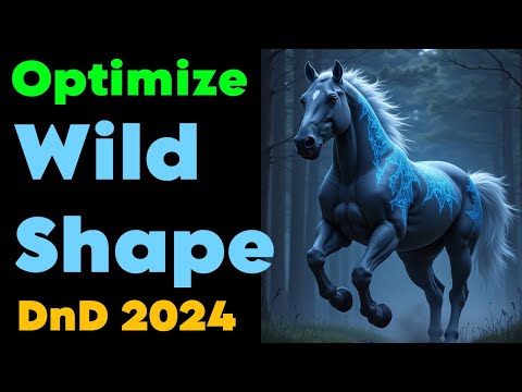 Wild Shape Explained and Optimized, MOON Druid OP Subclass for DnD 2024