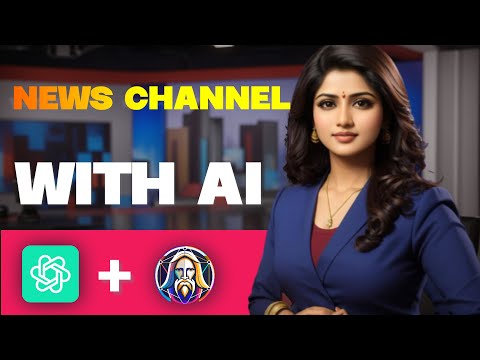 How To Create News Channel With ChatGPT AI | Viral Talking AI News Anchors