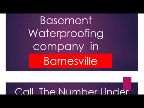 Barnesville basement waterproofing