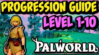 COMPLETE BEGINNER GUIDE - Palworld Levels 1-10 - How To Get A Good Start (2025)
