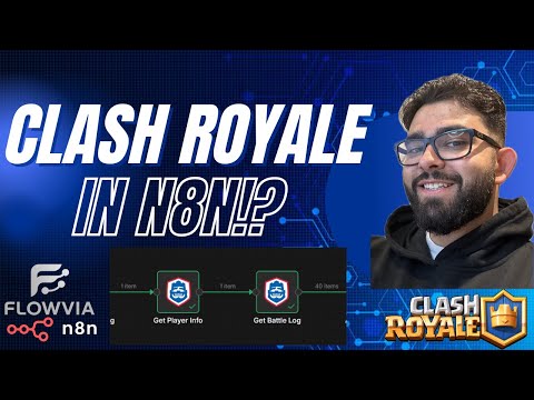 Clash Royale Is Now in n8n!? (Custom Apps + Automations)