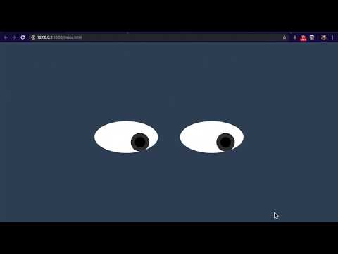 How to create Eyes that follow mouse cursor  in 7minutes! [HTML, JAVASCRIPT and CSS TUTORIAL]