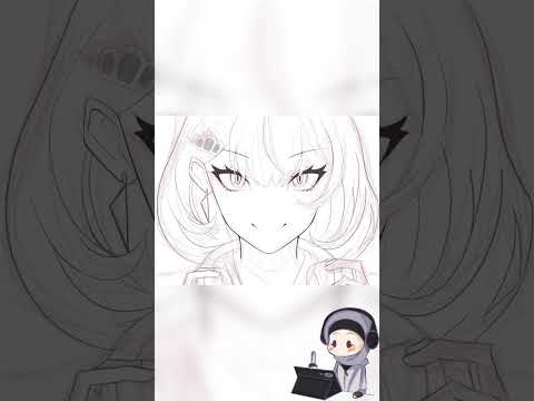Recreating Lam’s original artwork #art #anime #areej