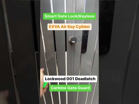 EVVVA Air Key Gate Lock/Smart Lock 😎 Custom Installation 🔑🔐