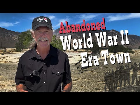 What is left of an ABANDONED World War 2 military ghost town site south of Reno, Nevada?