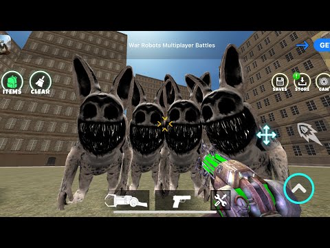 1v1 against 5 evil bunny’s 