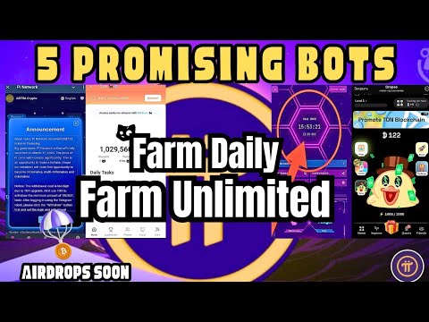 TGE Promising 5 Telegram Bots#cryptocurrency #airdrops