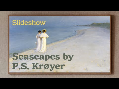 TV Art Slideshow | Seascapes by P.S. Krøyer | 1 Hour | No Music | 명화 슬라이드 | 회화 | 미술 | 명화감상 | 더프레임tv