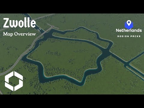 I made the Official Map for the Netherlands Pack | Cities: Skylines II