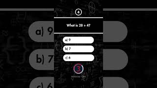 Math Quiz Part 26 #mathsquiz #mathquiz #maths