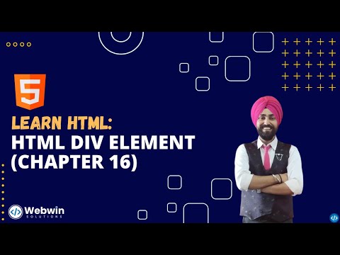 Learn HTML | HTML Div Element (Chapter 16)