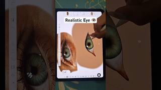 Realistic Eye Painting in Autodesk SketchBook 👁️ | Timelapse