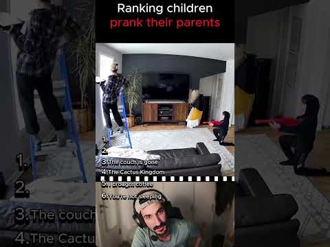 Ranking children prank their parents #shorts #funny