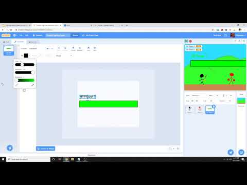 Creating HP Bars (Scratch Fighting Game)