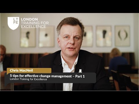 5 tips for effective Change Management - Part One