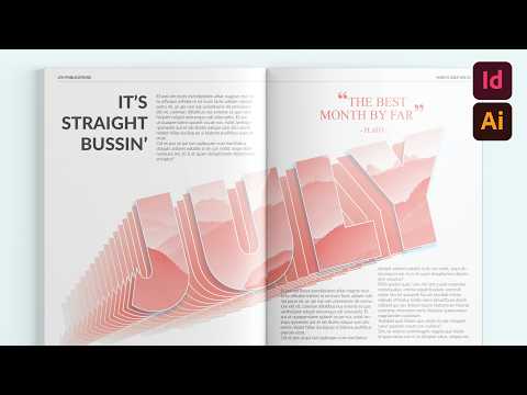 How to make this EASY INFINITE LETTER Layout | InDesign Layouts, Episode 18