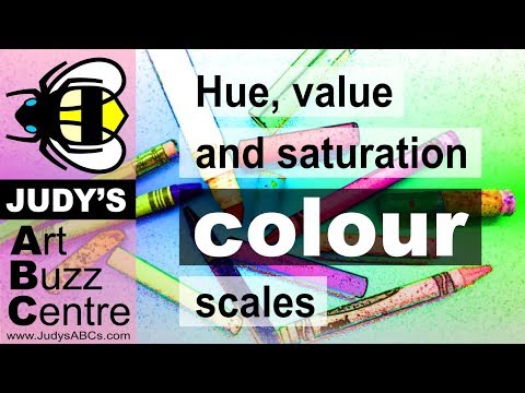 Free art lesson -  Colour scales