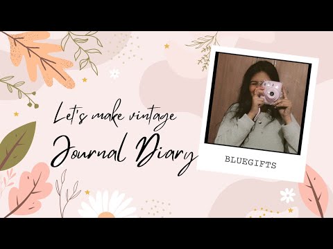 Vintage Paper Making - Journal Diary