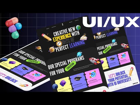 Figma Design Tutorial: Build a Modern Education Website