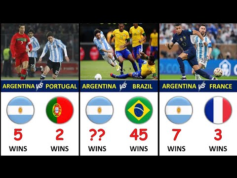 See How Many Times Argentina Has Won Against Any Country