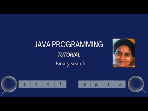 Lesson 46 Arrays Part 7 - Binary Search  on Strings