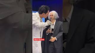 He made robot Albert Einstein #short #viral #ytshort #trending #albeteinstein #science #robot