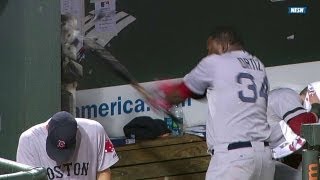 デビッド・オルティスがダグアウトの携帯電話を壊し退場に！