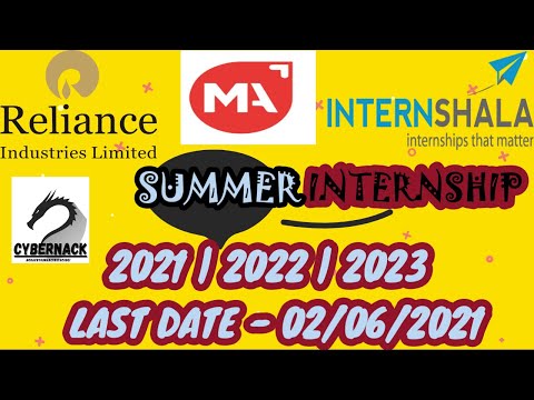 Summer Internships | For College Students | 2021 | 2022 | 2023 | @Cybernack