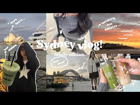 [travel vlog] Sydney trip: opera house, matcha hopping, sunrise🍵⛅️
