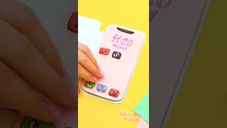 Wow 🤩 Let's make a DIY Phone to Play 📱#shorts #diy #kidsactivities