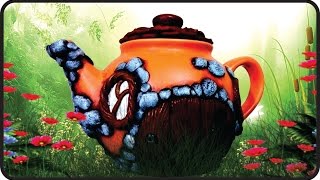 ❣DIY Fairy Garden Teapot House - Polymer Clay Tutorial❣