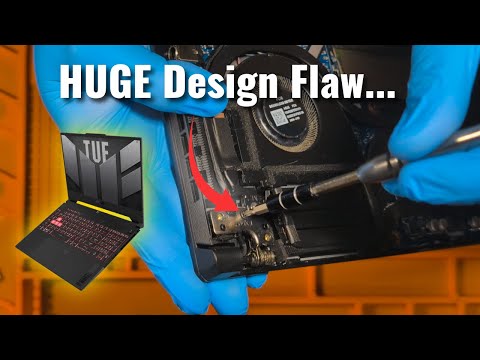This Laptop is Unhinged... ASUS TUF Gaming Laptop Repair!