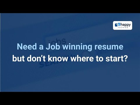 Need a job-winning resume but don’t know where to start?