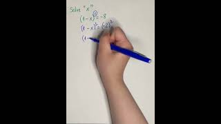 Solve for x #mathematics #maths #problemsolving #solveforx #marh #exponents