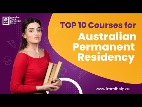 Top 10 Courses for Australian Permanent Residency (PR)