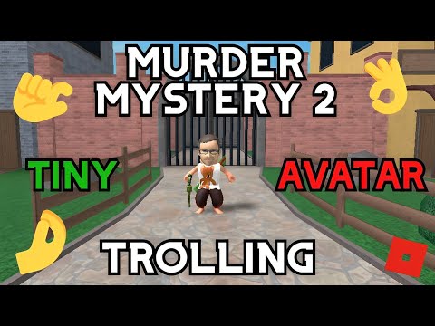 MM2 TINY AVATAR TROLLING! | ROBLOX