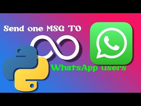 Send message to millions of users || PyWhatKit