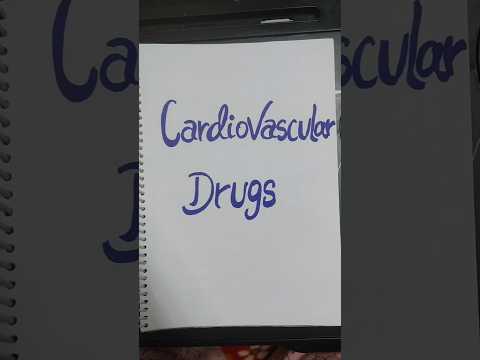 Drug book on cardiovascular drugs | Anti-hypertensive drugs #drugbook#cvsdrugs#medicos#bscnursing