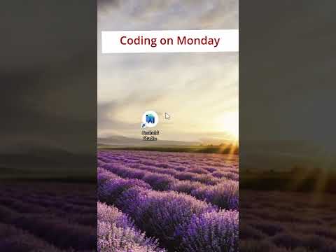 Coding on Monday