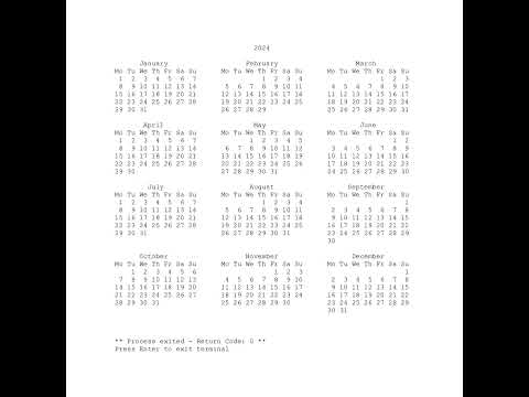 Create Calendar in Python in just 2 lines of code #python#webdevelopment #ai #shorts